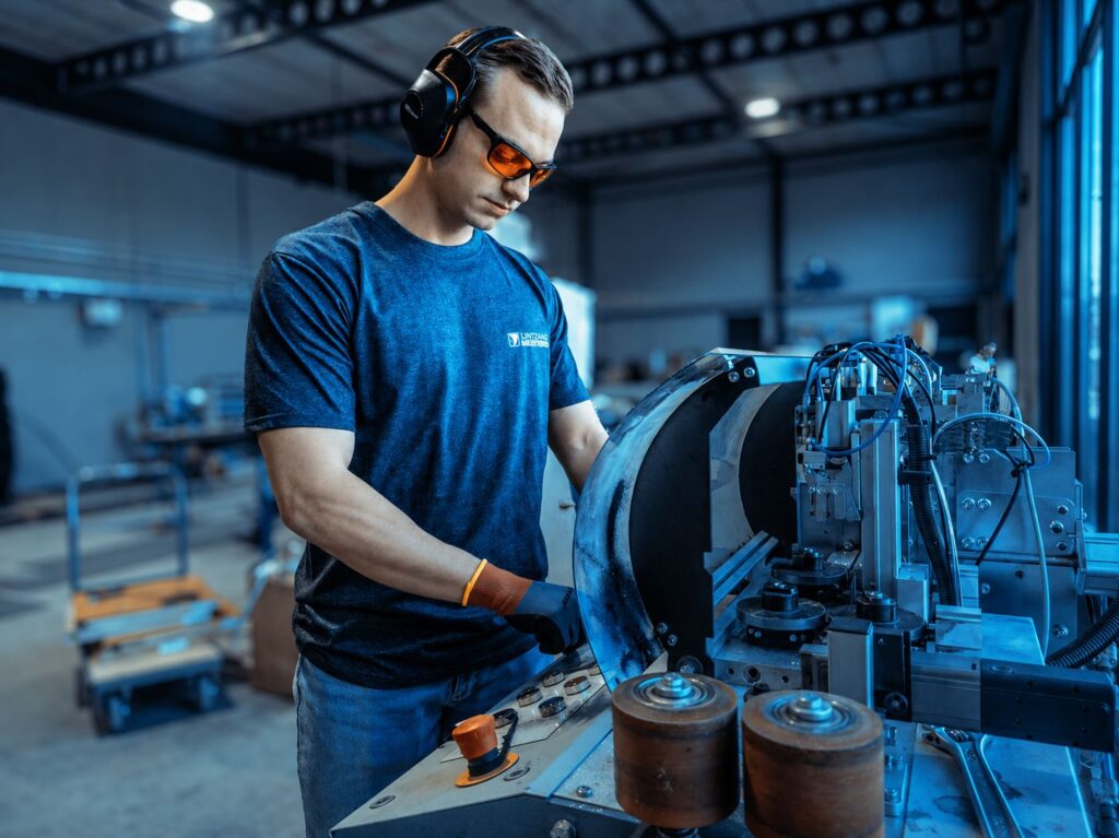 Werkplaats foto bandsagemeister